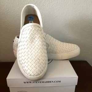 Steve Madden Woven Slip-On Sneakers